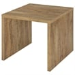 Coaster Canoga Engineered Wood Accent Side End Table in Mango Brown