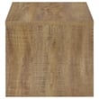 Coaster Canoga Engineered Wood Accent Side End Table in Mango Brown