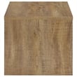 Coaster Canoga Engineered Wood Accent Side End Table in Mango Brown
