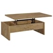 Coaster Canoga 3-piece Engineered Wood Lift Top Coffee Table Set in Mango