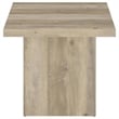 Coaster Devar 2-piece Square Engineered Wood Coffee Table Set in Distressed Pine
