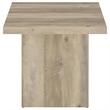 Coaster Devar 3-piece Square Engineered Wood Coffee Table Set in Distressed Pine