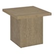 Coaster Devar Square Engineered Wood Side End Table in Latte