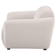 Coaster Destino Upholstered Chenille Splayed Arm Accent Chair in Beige