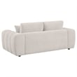 Coaster Burnett 2-piece Chenille Upholstered Sofa Set in Ivory