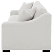 Coaster Ashlyn Transitional Fabric Upholstered Track Arm Sofa in Sand