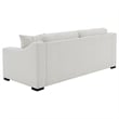 Coaster Ashlyn Transitional Fabric Upholstered Track Arm Sofa in Sand