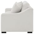 Coaster Ashlyn Fabric Upholstered Track Arm Loveseat in Sand