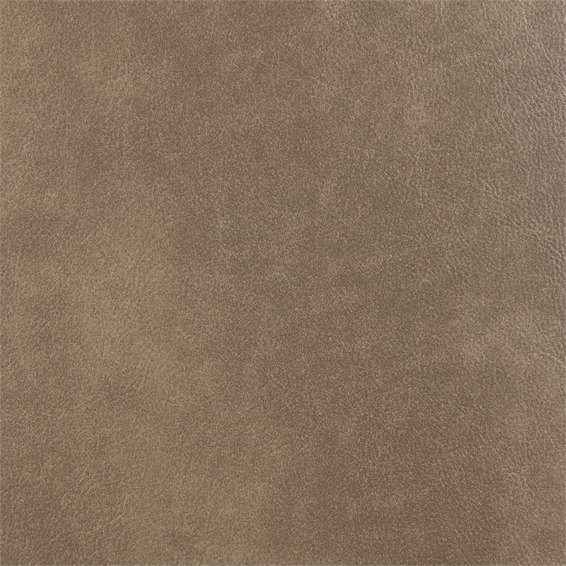 Coaster Scotland Faux Leather Upholstered Track Arm Sofa in Brown