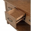 Coaster Mayfair 3-Piece Wood Kitchen Island with Extension Table in Oak Brown