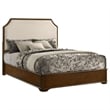 Coaster Garland Traditional Wood Queen Panel Bed in Cream/Brown Cherry