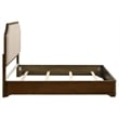 Coaster Garland Traditional Wood Queen Panel Bed in Cream/Brown Cherry
