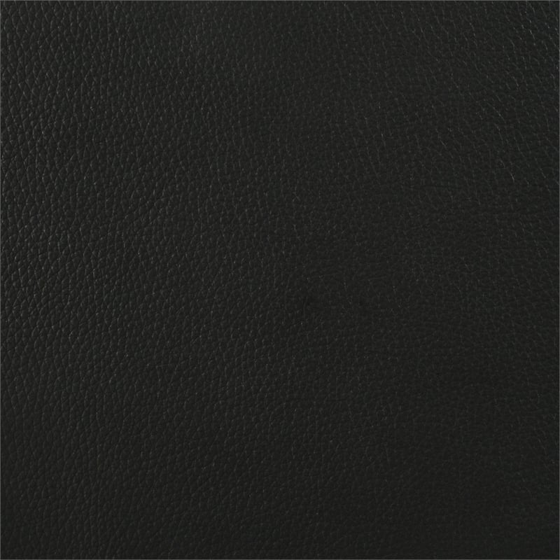 Coaster Medley Transitional Genuine Leather Queen Platform Bed in Black