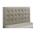 Coaster Medley Transitional Genuine Leather Queen Platform Bed in Tan