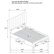 Coaster Wheatland 4-Drawer Fabric Upholstered Queen Storage Bed in Brown