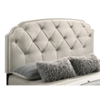 Coaster Marianna 4-Drawer Upholstered Velvet Full Storage Bed in Cream