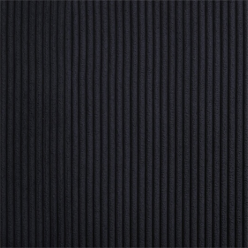 Coaster Tisdall Fabric Eastern King Flame Visualizer Wingback TV Bed in Black