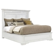 Coaster McKinney Wood Eastern King LED Light Panel Bed in Vintage White