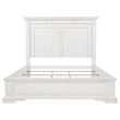 Coaster McKinney Wood Eastern King LED Light Panel Bed in Vintage White