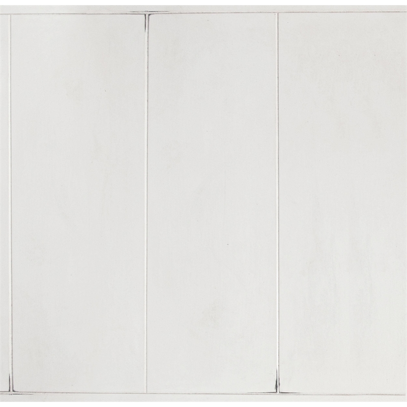 Coaster McKinney Wood California King LED Light Panel Bed in Vintage White