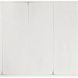 Coaster McKinney Wood California King LED Light Panel Bed in Vintage White