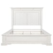 Coaster McKinney Wood Queen LED Light Panel Bed in Vintage White