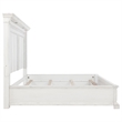 Coaster McKinney Wood Queen LED Light Panel Bed in Vintage White