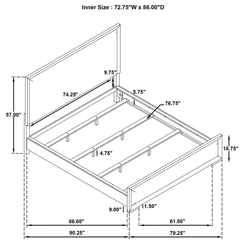 Coaster Gracemont 57