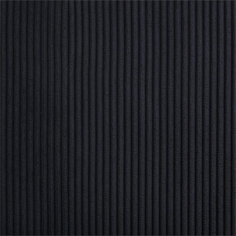 Coaster Tisdall Fabric Queen Flame Visualizer Wingback TV Bed in Black