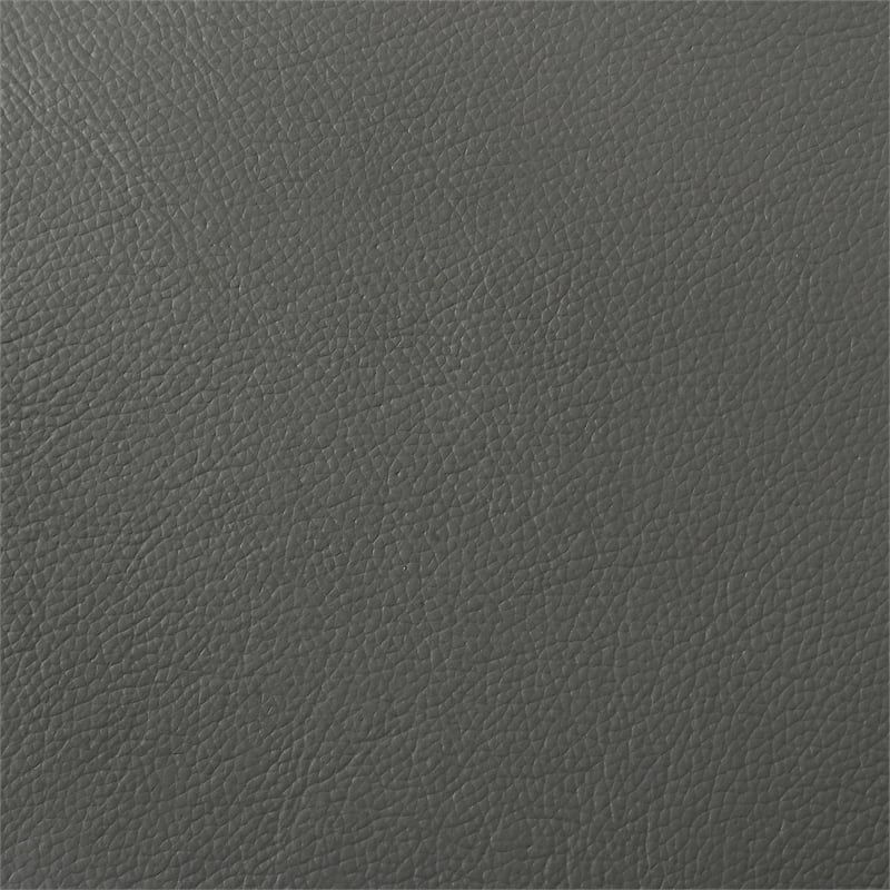 Coaster Buxton Contemporary Padded Top Grain Leather Loveseat in Graphite Gray