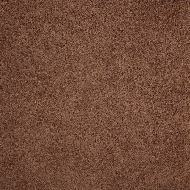 Coaster Bowen II Transitional Tufted Fabric Track Arm Sofa in Rust Brown