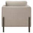 Coaster Islington Transitional Fabric Panel Arm Accent Chair in Taupe