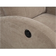 Coaster Grant Transitional Fabric Power Recliner Chair in Camel