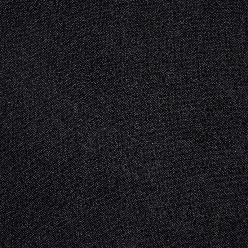 Coaster Octavia Contemporary Upholstered Fabric Track Arm Accent Chair in Black