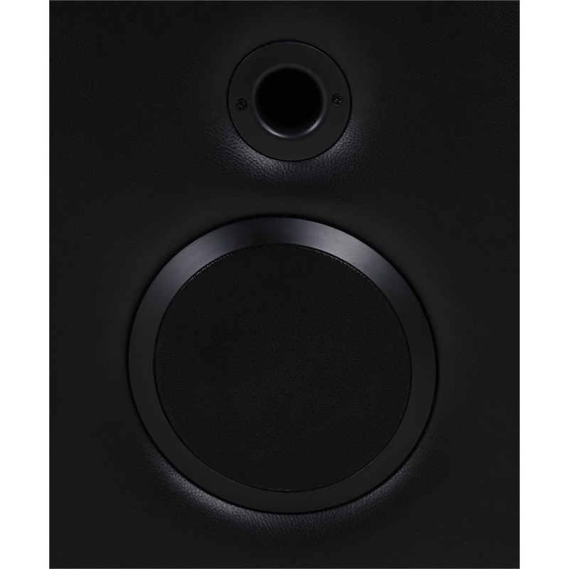 Coaster Zuma Upholstered Faux Leather Dual Power Reclining LED Loveseat in Black