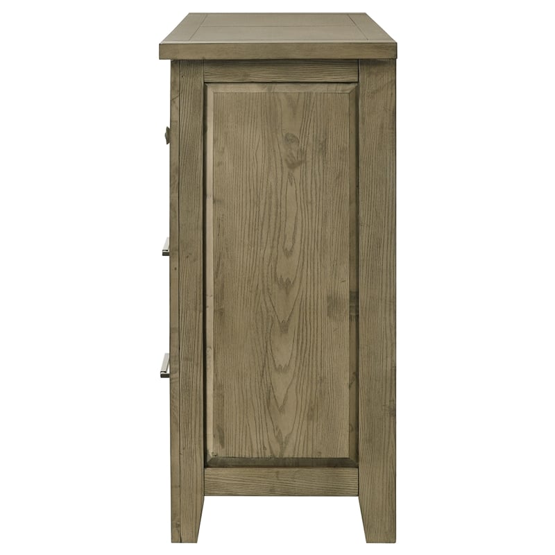 Coaster Hazlewood 6-drawer Wood Bedroom Dresser Cabinet in Vineyard Oak Brown