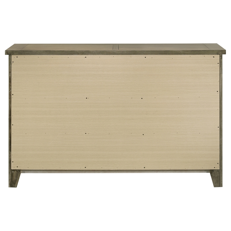 Coaster Hazlewood 6-drawer Wood Bedroom Dresser Cabinet in Vineyard Oak Brown