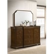 Coaster Garland 11-drawer Wood Bedroom Dresser with Mirror in Brown Cherry