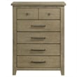 Coaster Hazlewood 5-drawer Rustic Wood Bedroom Chest in Vineyard Oak Brown