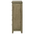 Coaster Hazlewood 5-drawer Rustic Wood Bedroom Chest in Vineyard Oak Brown