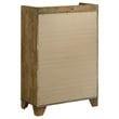 Coaster Henderson 5-drawer Rustic Wood Bedroom Chest in Medium Oak Brown