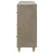 Coaster Lorient 8-drawer Wood LED Bedroom Flame Box Dresser in Ivory/Camel