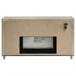 Coaster Lorient 8-drawer Wood LED Bedroom Flame Box Dresser in Ivory/Camel