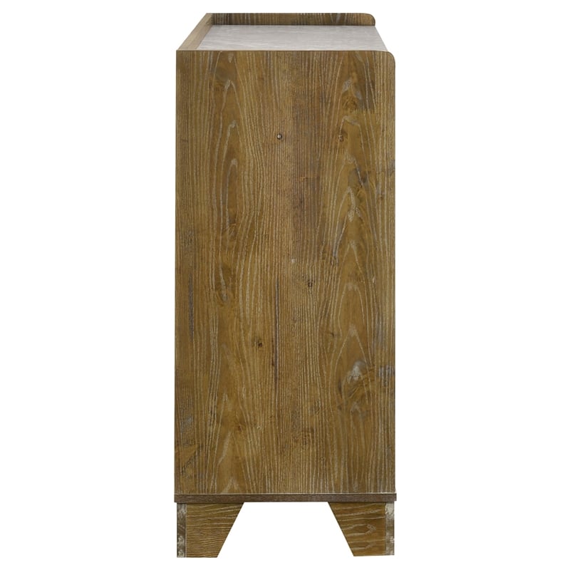 Coaster Henderson 6-drawer Wood Bedroom Dresser Cabinet in Medium Oak Brown