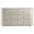 Coaster Sonya 6-drawer Modern Classic Wood Bedroom Dresser in Ivory White