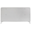 Coaster Cassia 6-drawer Wood Bedroom Dresser Cabinet in White High Gloss