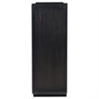 Coaster Leandro 5-drawer Contemporary Wood Bedroom Chest in Burnished Black