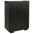 Coaster Leandro 5-drawer Contemporary Wood Bedroom Chest in Burnished Black