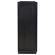 Coaster Leandro 5-drawer Contemporary Wood Bedroom Chest in Burnished Black