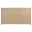 Coaster Ines 6-drawer Wood Bedroom Dresser Cabinet in White High Gloss
